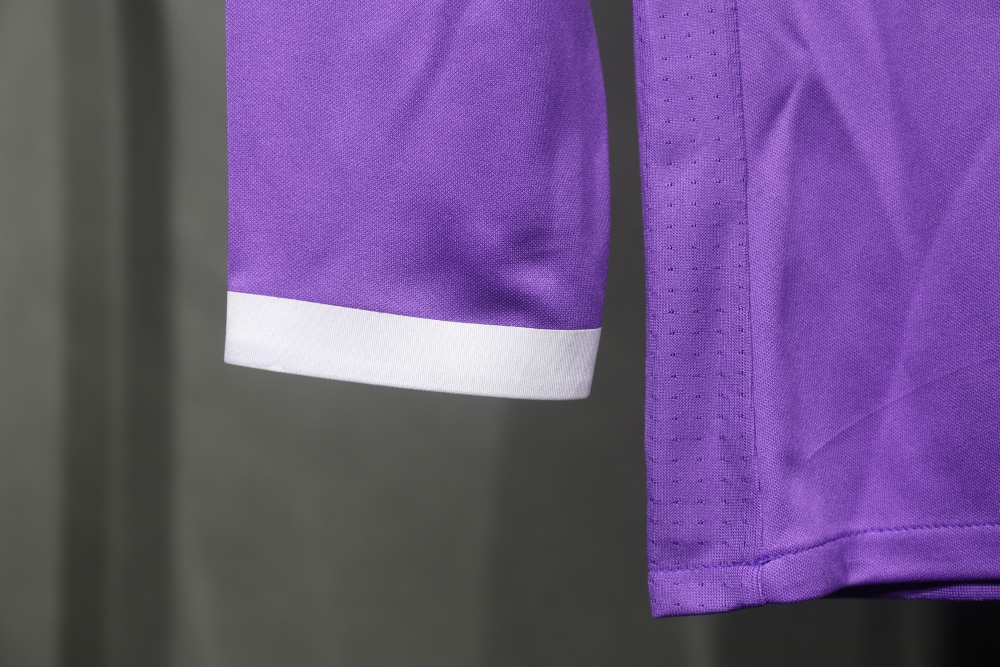 16-17 Real Madrid Away Retro Purple Jersey Long Sleeve Player Version