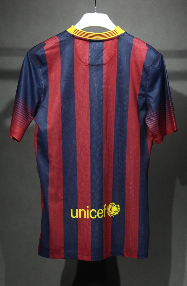 13-14 Barcelona Home Retro Jersey Player Version