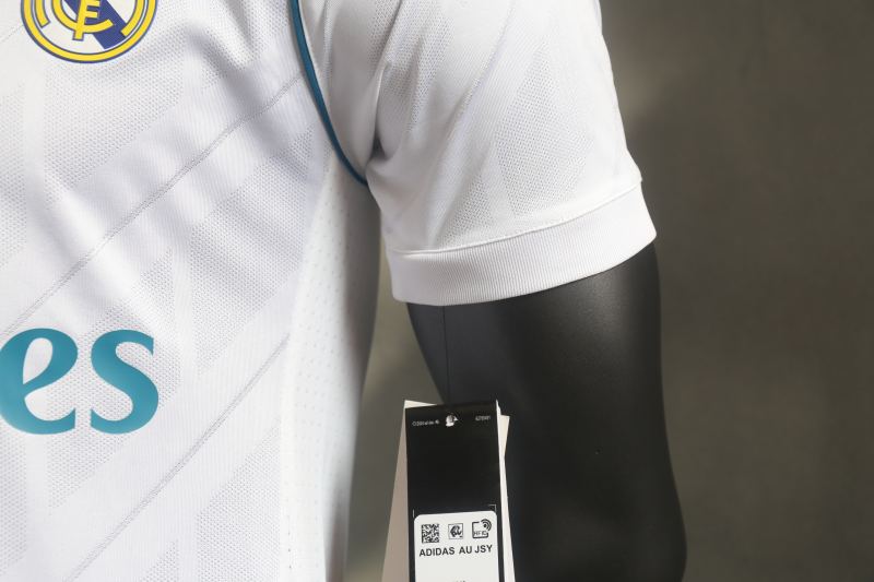 17-18 Real Madrid Home Retro Jersey Player Version
