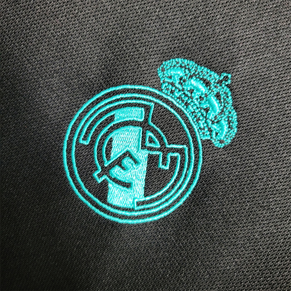 17-18 Real Madrid Away Retro Jersey Long Sleeve