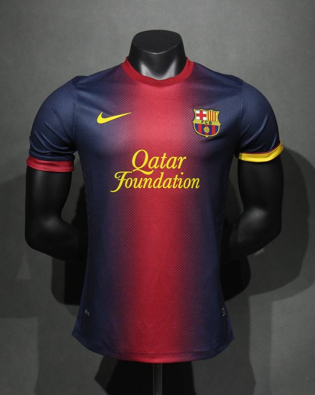 12-13 Barcelona Home Retro Jersey Player Version