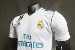 17-18 Real Madrid Home Retro Jersey Player Version