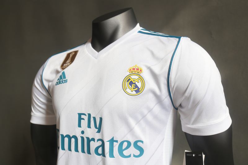 17-18 Real Madrid Home Retro Jersey Player Version