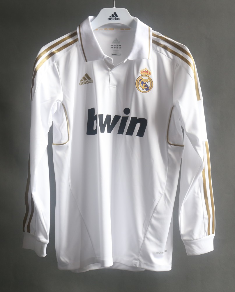 11-12 Real Madrid Home Retro Jersey Player Version Long Sleeve