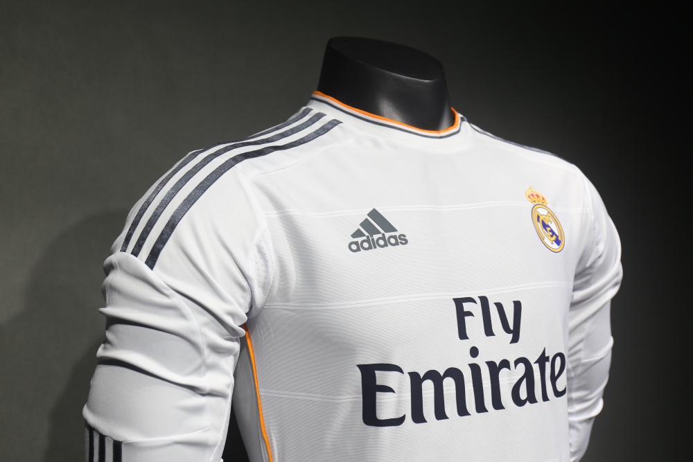2013/14 Real Madrid Home Retro Jersey Player Version Long Sleeve