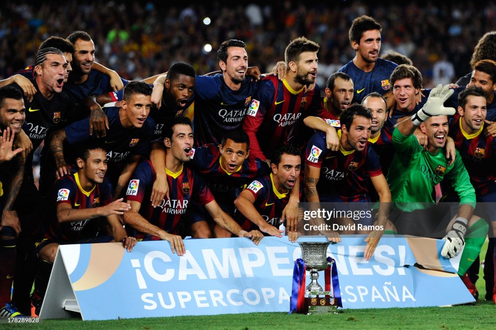 13-14 Barcelona Home Retro Jersey Player Version