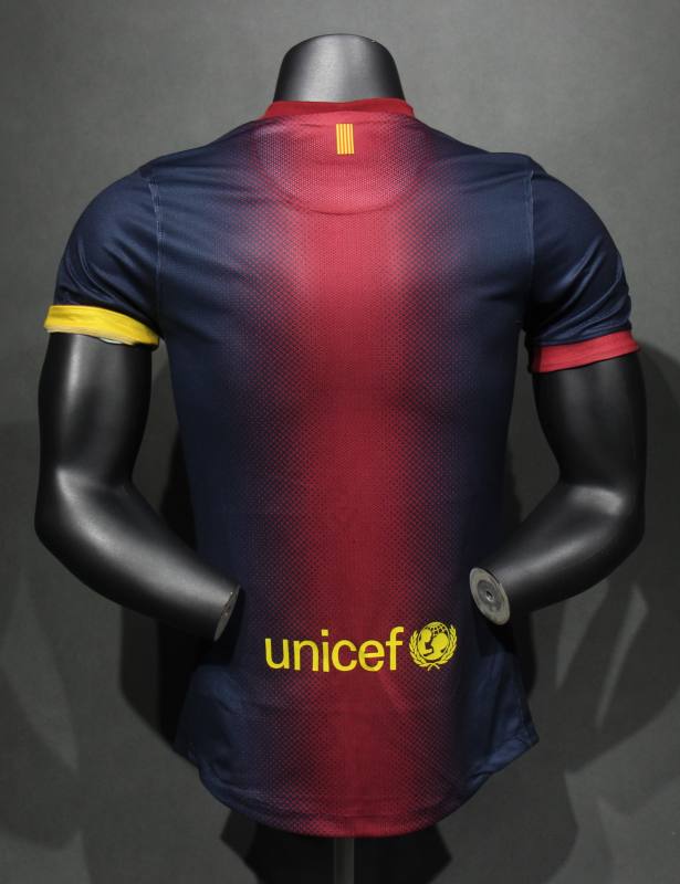 12-13 Barcelona Home Retro Jersey Player Version