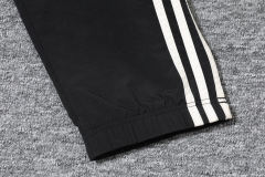 2024-2025 Manchester United Retro Jersey Windbreaker Top+Pants Grey