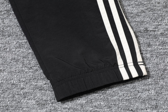 2024-2025 Manchester United Retro Jersey Windbreaker Top+Pants Grey