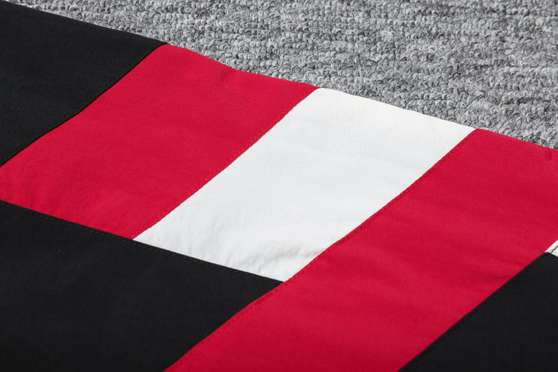 2024-2025 Manchester United Retro Jersey Windbreaker Top+Pants Grey