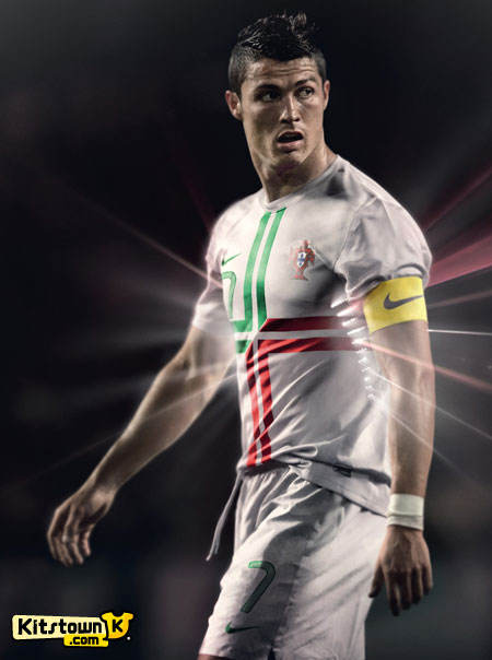 2012 Portugal  Euro Cup Away Retro Jersey Player Edition