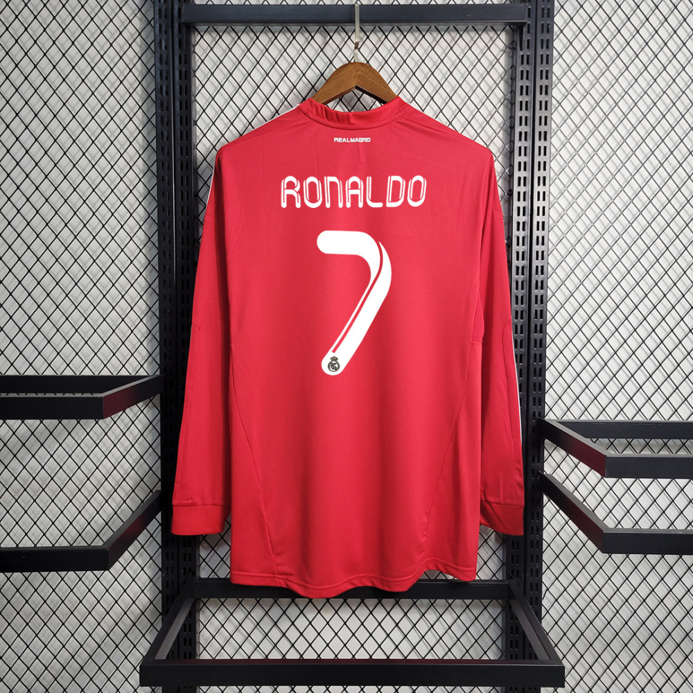 11-12 Real Madrid Away Retro Jersey Lond Sleeve