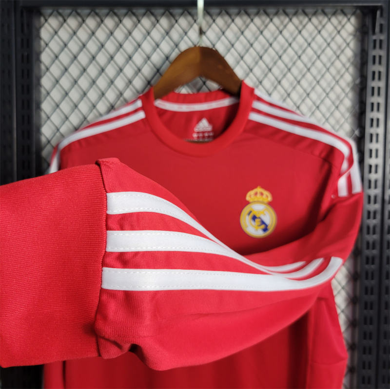 11-12 Real Madrid Away Retro Jersey Lond Sleeve