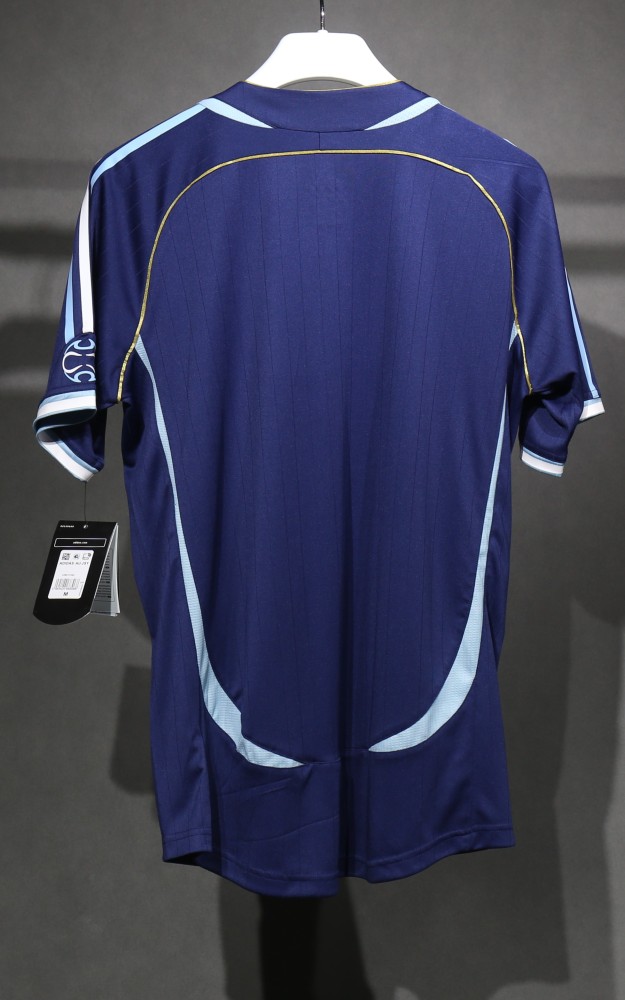 2006 Argentina World Cup Soccer Away Retro Jersey Player Version