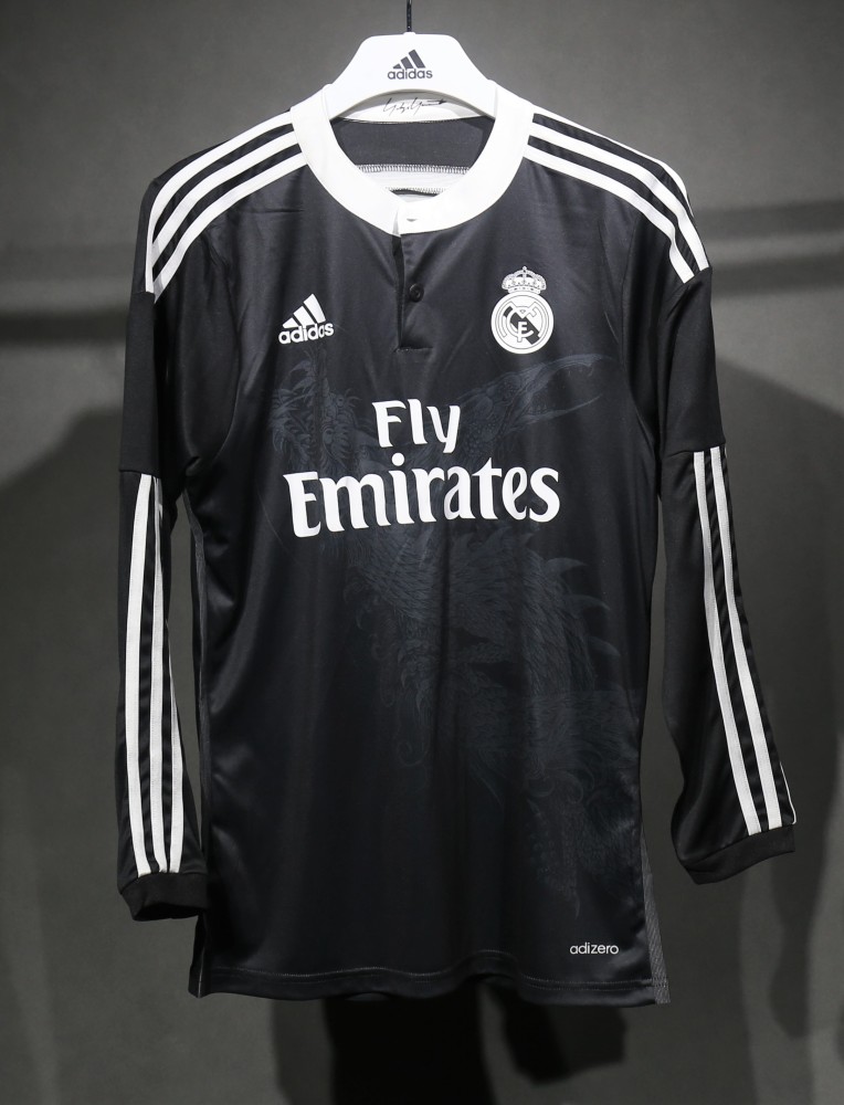2014/15 Real Madrid Third Away Retro Jersey Player Version Long Sleeve
