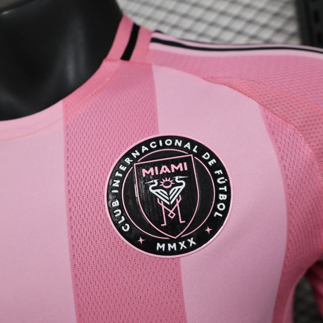 25-26 Inter Miami CF Pink  Soccer Jersey Player Version