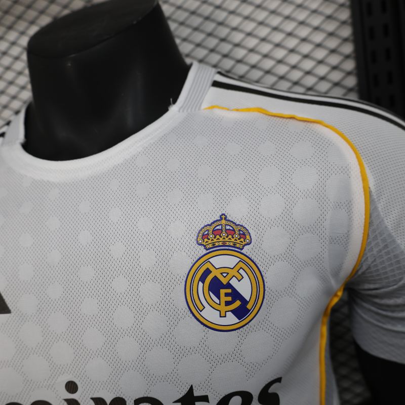 25-26 Real Madrid Home Soccer Jersey Player Version
