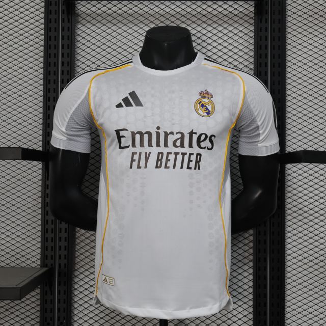25-26 Real Madrid Home Soccer Jersey Player Version