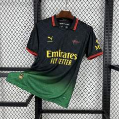 25-26 AC Milan Co-Branded Off-White  Soccer Jersey Black