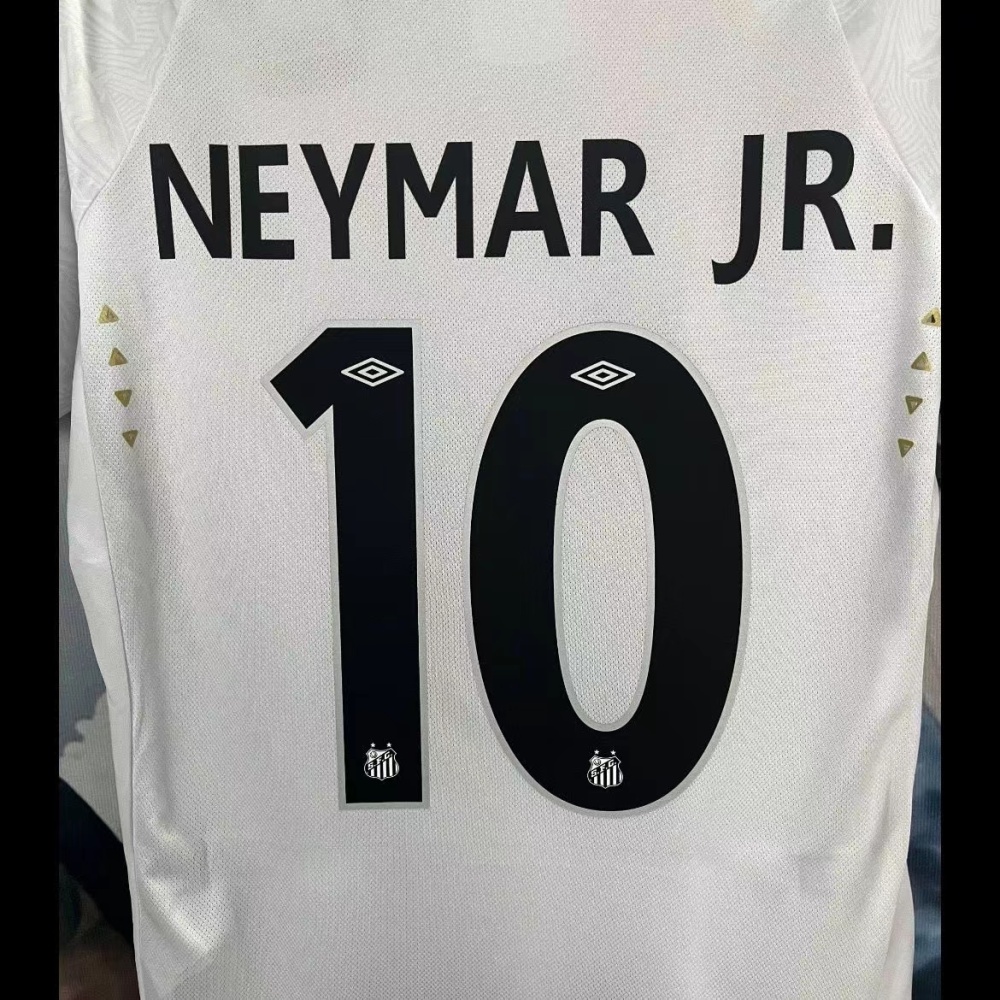 24-25 Santos FC Home Soccer Jersey with All Sponsors