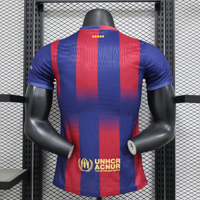 25-26 Barcelona Red Blue Special Edition Player Version Soccer Jersey