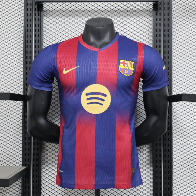 25-26 Barcelona Red Blue Special Edition Player Version Soccer Jersey