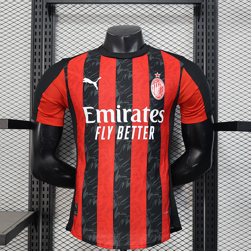 25-26 AC Milan Home  Soccer Jersey Red