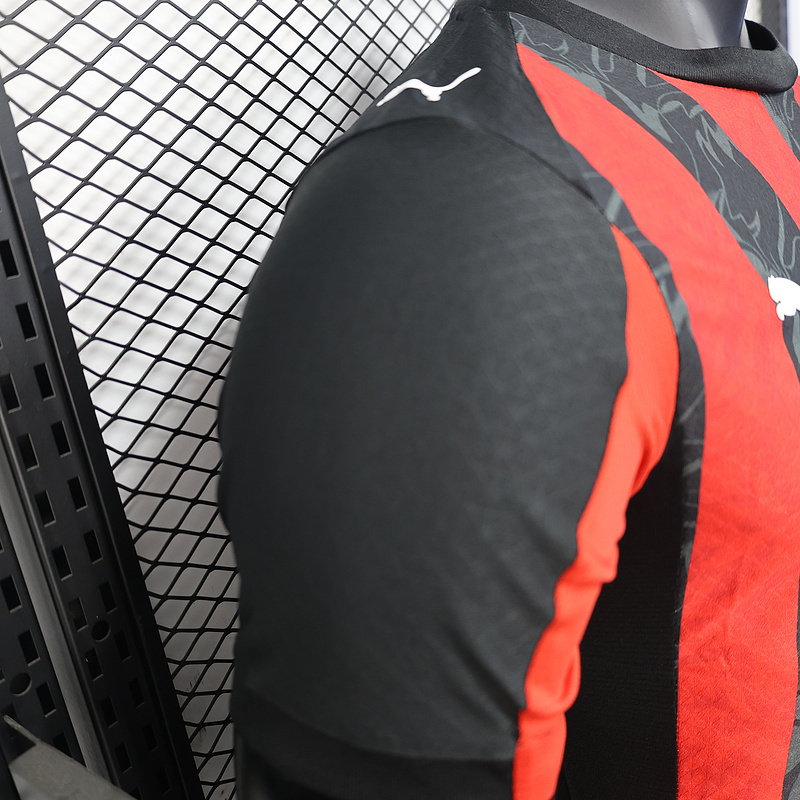 25-26 AC Milan Home  Soccer Jersey Red