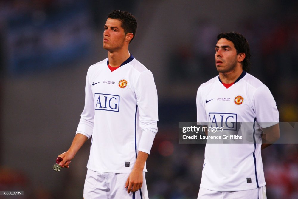 08-09 Manchester United Away Retro Jersey Player Edtion