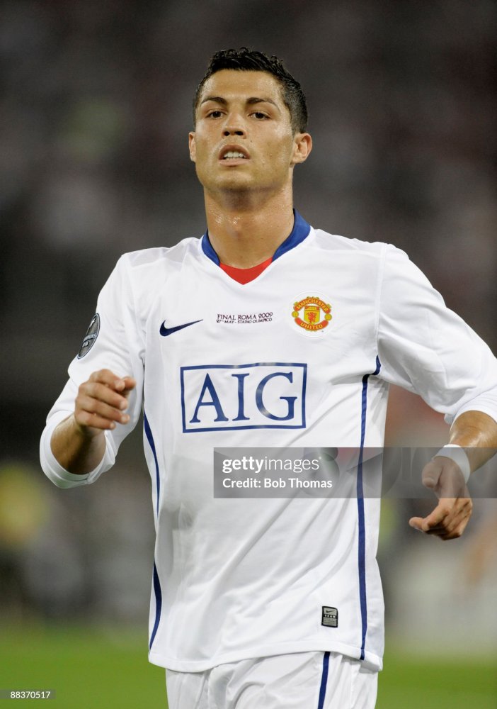 08-09 Manchester United Away Retro Jersey Player Edtion