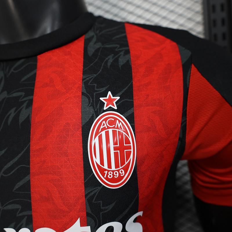 25-26 AC Milan Home  Soccer Jersey Red