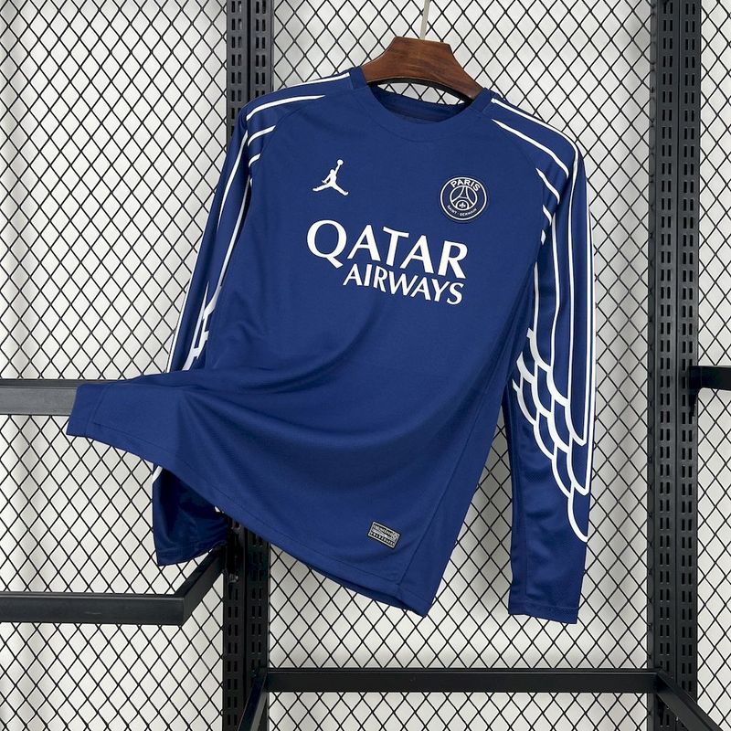 24-25 Paris Saint-Germain Fourth Away Soccer Jersey Long Sleeve