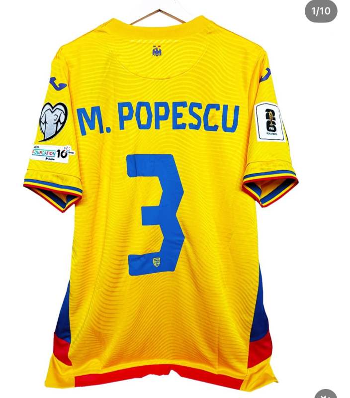 25-26 Romania Home Football Jersey