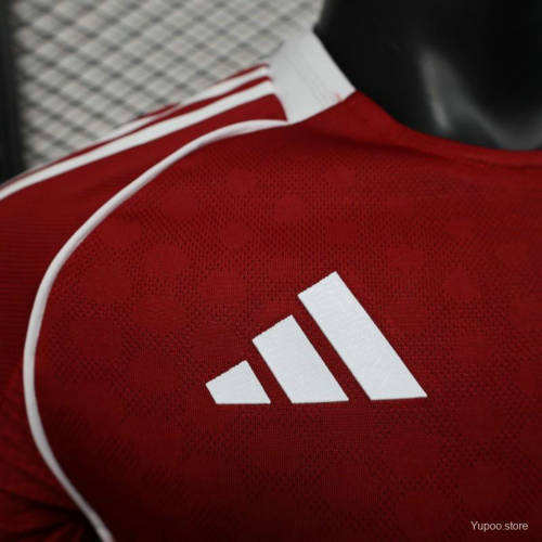 25-26 Liverpool Home Soccer Jersey Player Version