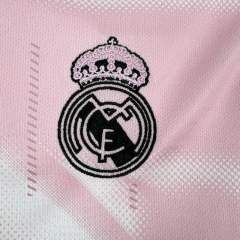 24-25 Real Madrid Soccer Jersey Pink White