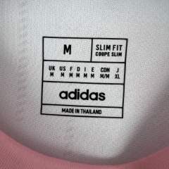 24-25 Real Madrid Soccer Jersey Pink White
