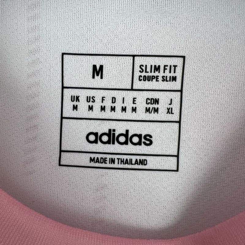 24-25 Real Madrid Soccer Jersey Pink White