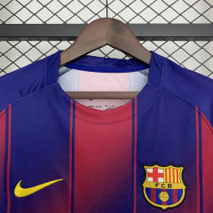 25-26 Barcelona Red Blue Home Soccer Jersey