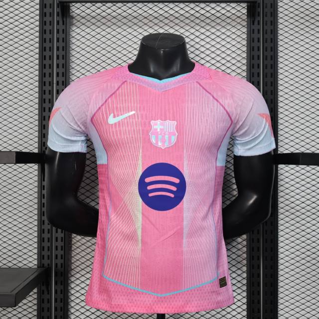 25-26 Barcelona Pink Special Edition Player Version Soccer Jersey