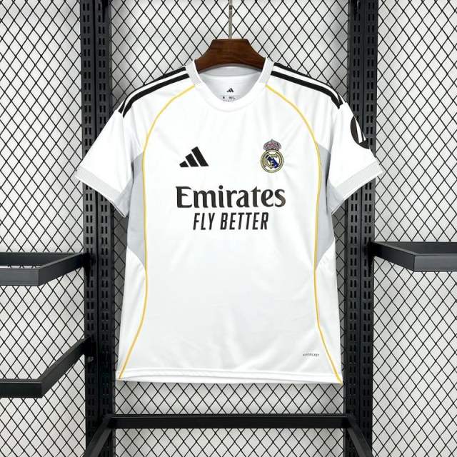 25-26 Real Madrid Home Soccer Jersey