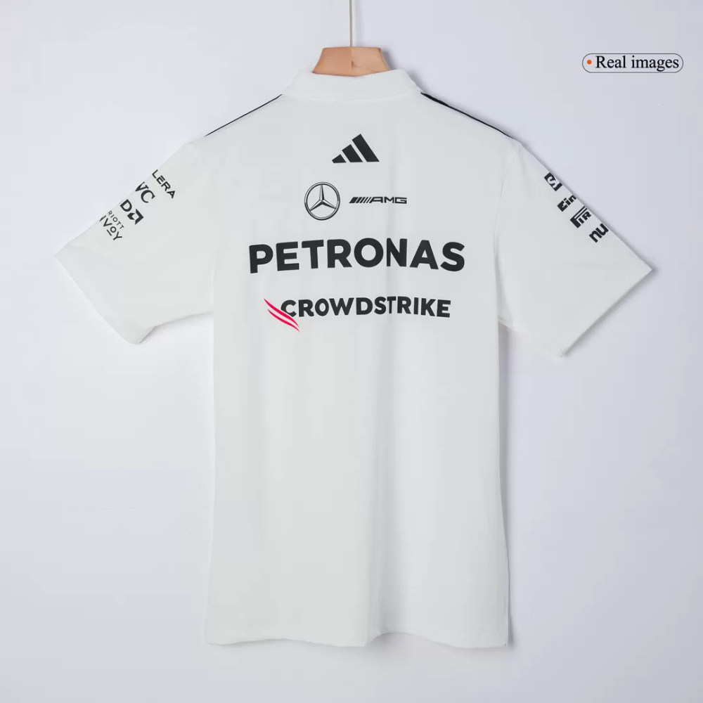 Mercedes AMG Petronas F1 Racing Team White T-Shirt 2025