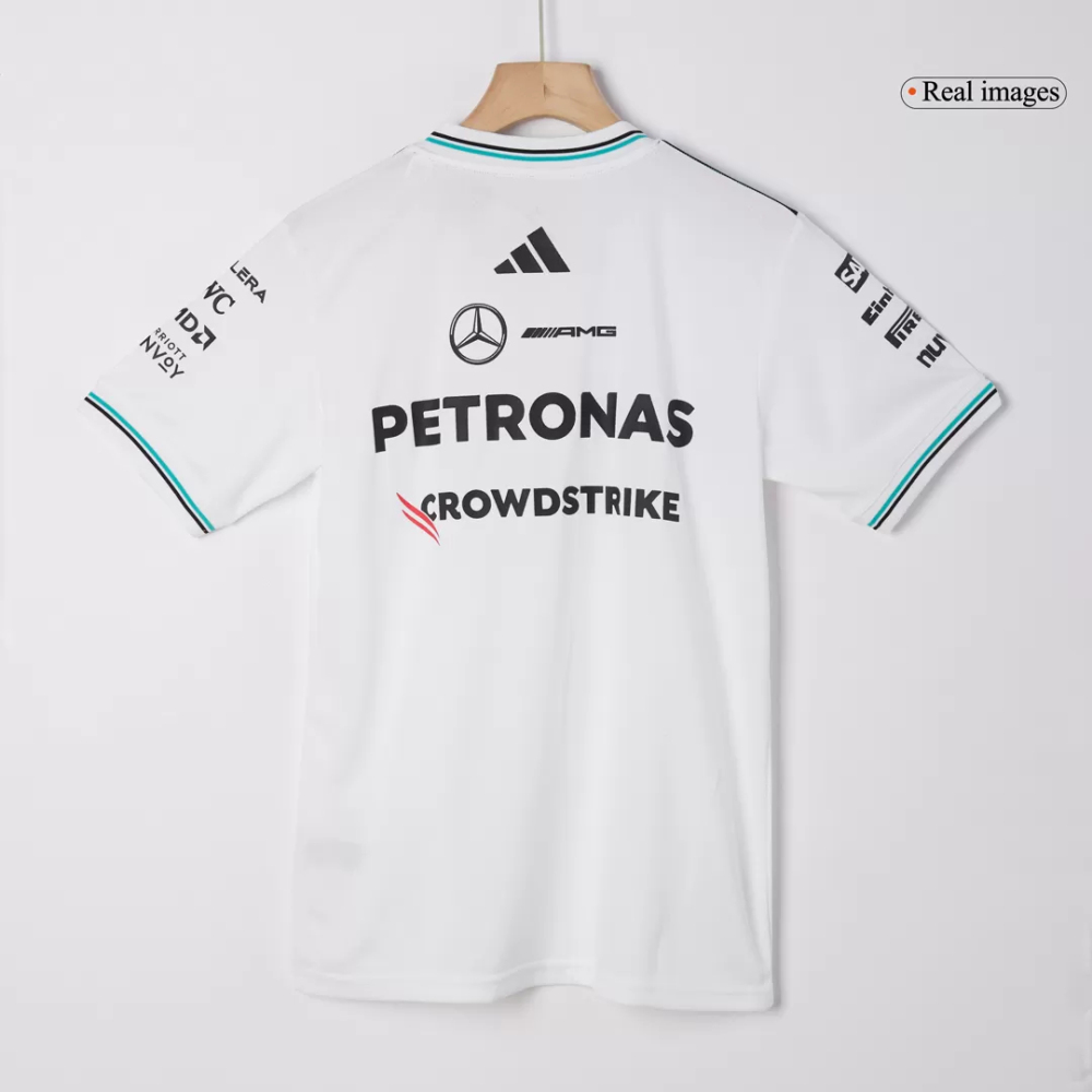 Mercedes AMG Petronas F1 Racing Team White T-Shirt 2025