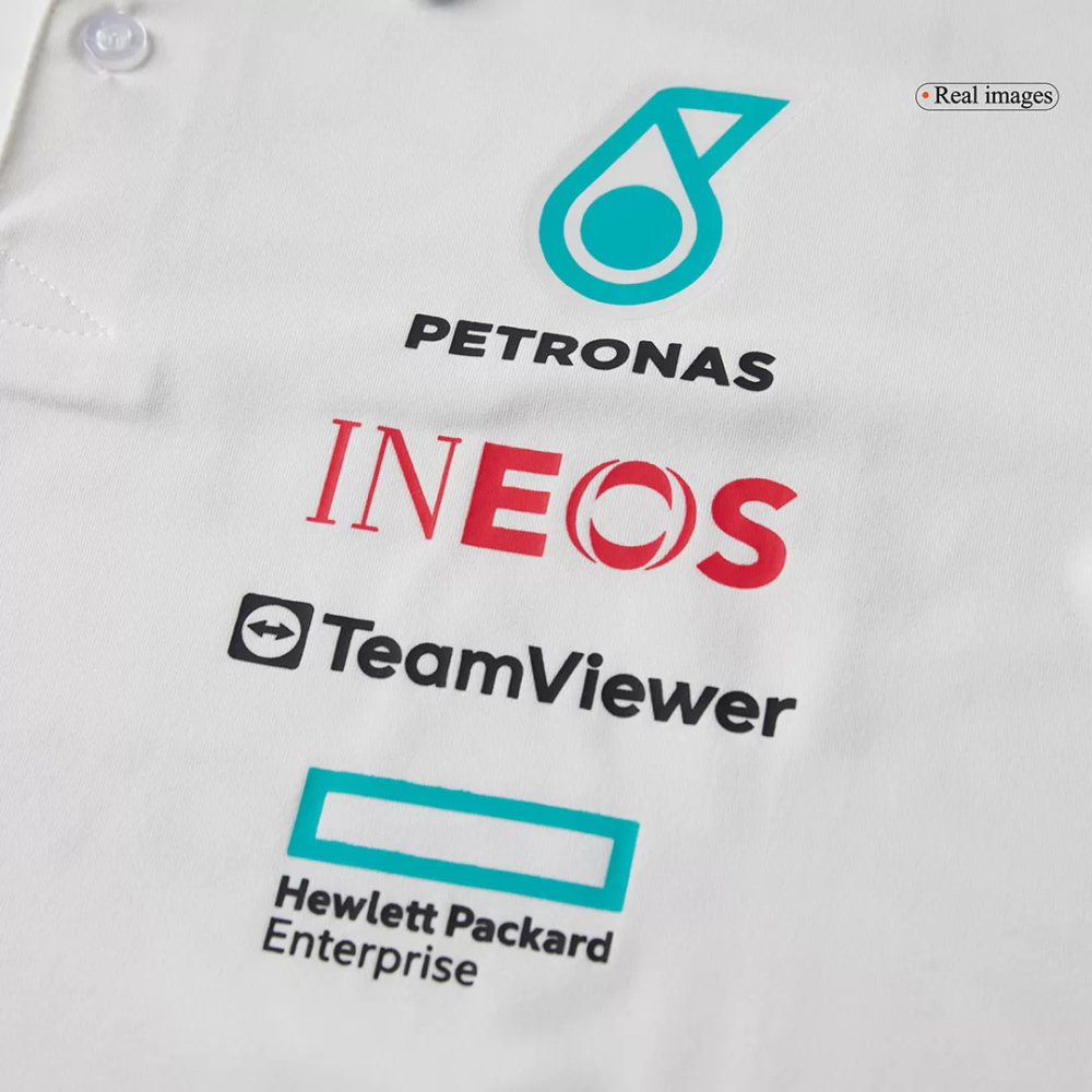 Mercedes AMG Petronas F1 Racing Team White T-Shirt 2025