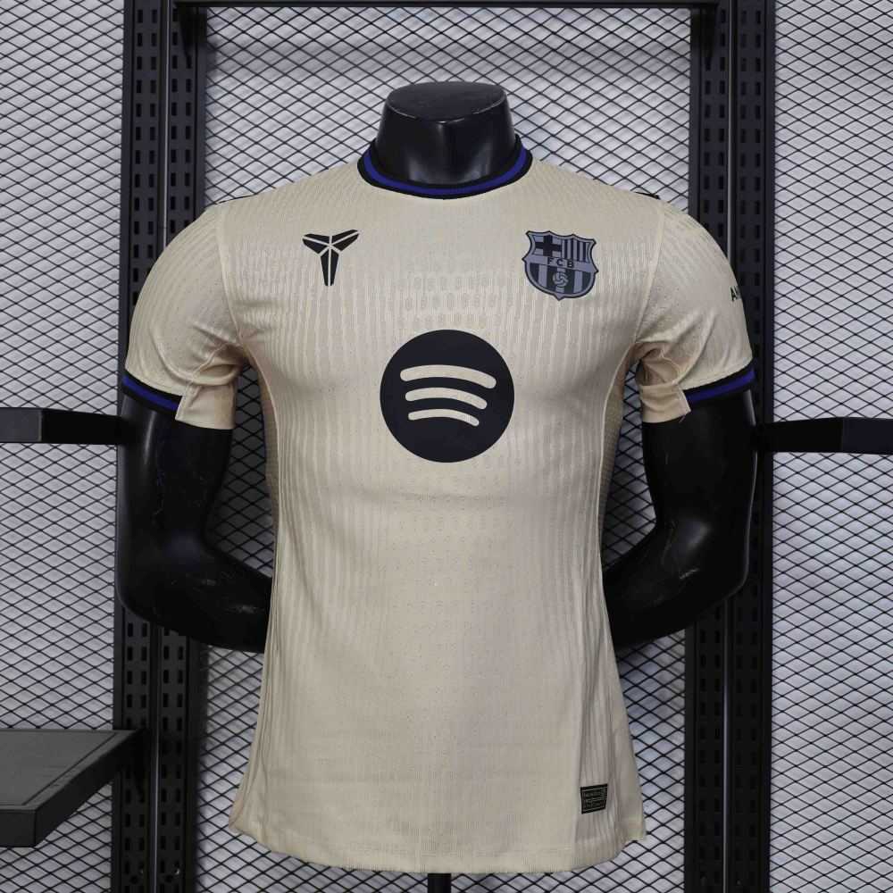 25-26 Barcelona Away Player Version Soccer Jersey