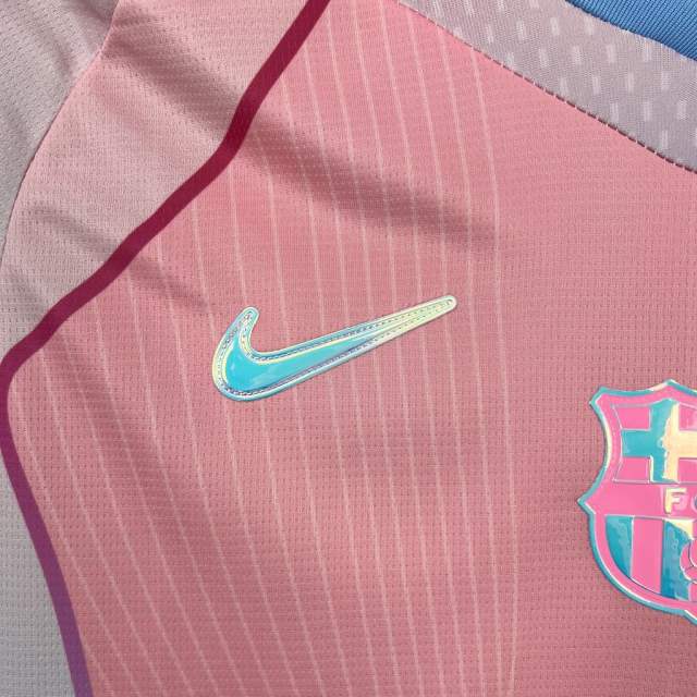25-26 Barcelona Special Edition Pink Soccer Jersey