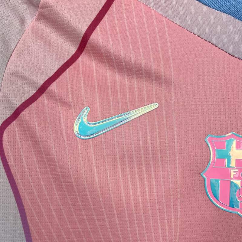 25-26 Barcelona Special Edition Pink Soccer Jersey