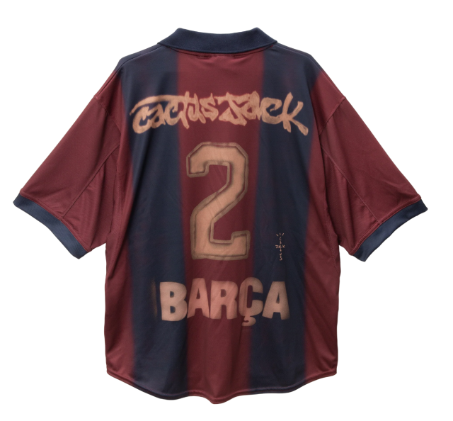 CJ X FC BARCELONA RETRO 2000/01 HOME SKELETON JERSEY