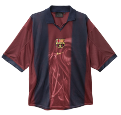 CJ X FC BARCELONA RETRO 2000/01 HOME SKELETON JERSEY