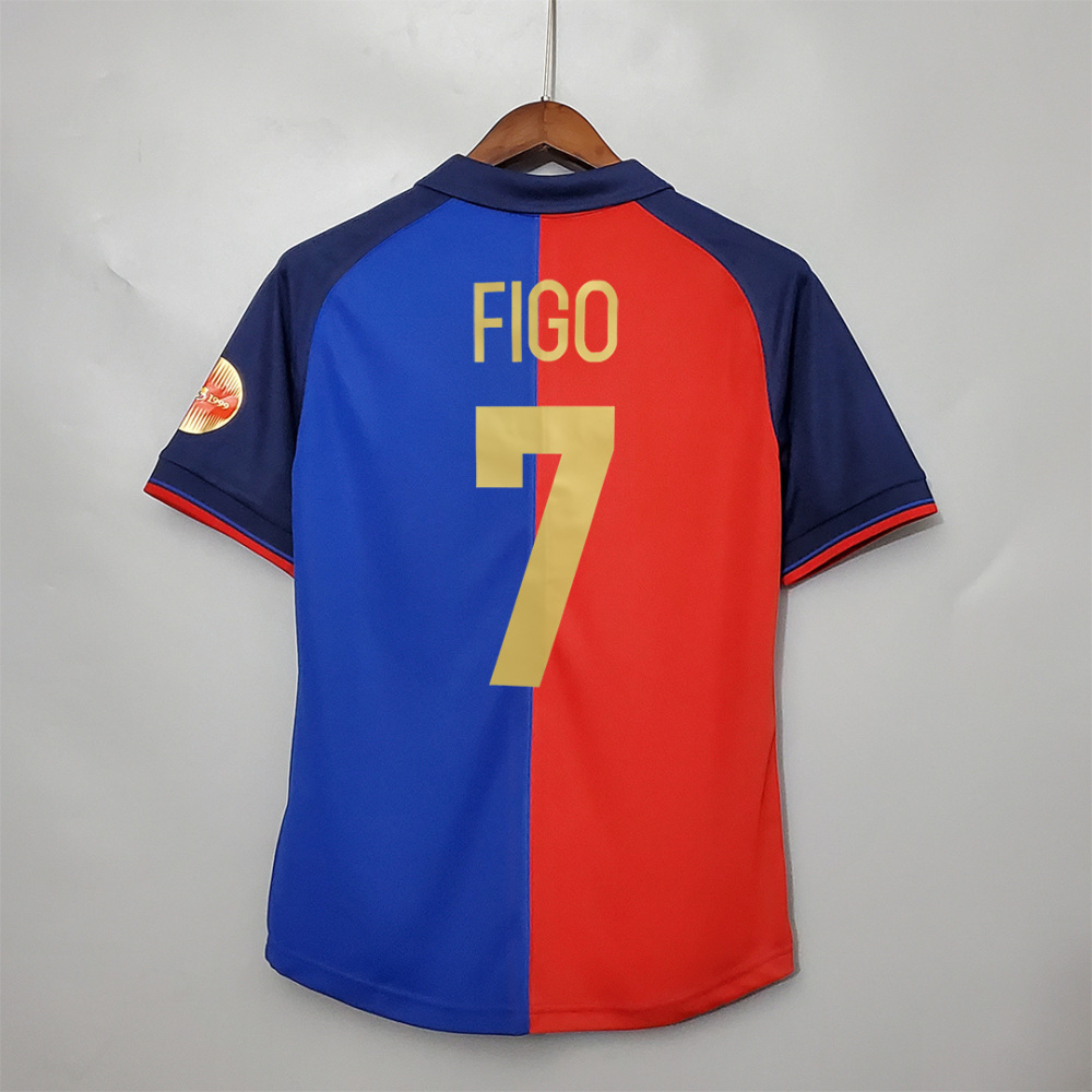 Barcelona 100th Anniversary Version Home Soccer Jersey