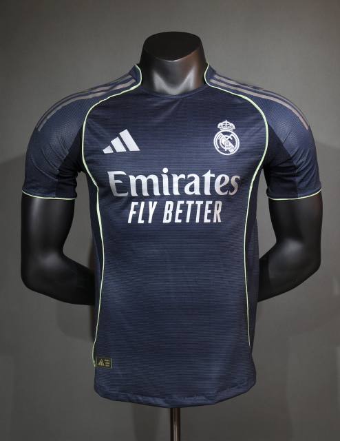 25-26 Real Madrid Away Soccer Jersey Player Version